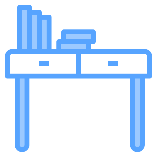 Desk Catkuro Blue icon