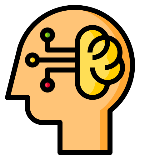 Brain Catkuro Lineal Color icon