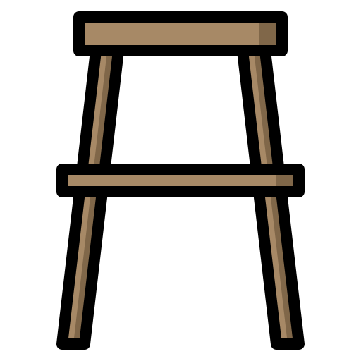 silla Catkuro Lineal Color icono