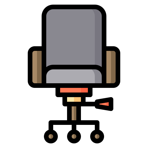 Office chair Catkuro Lineal Color icon