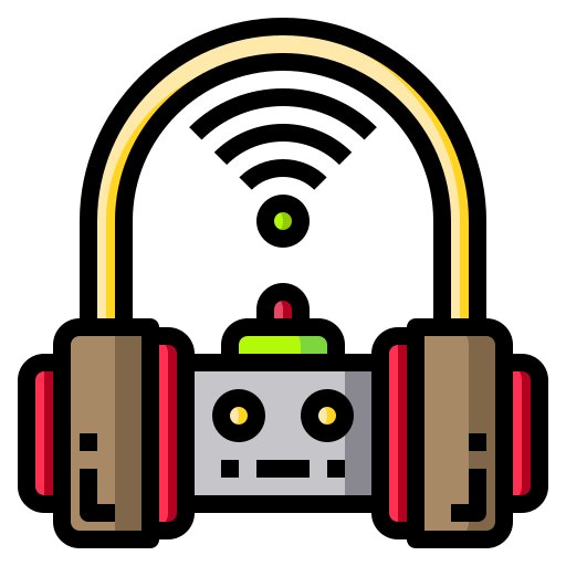 Headphone Catkuro Lineal Color icon