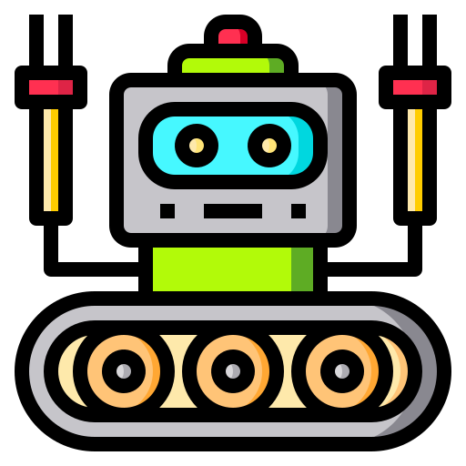 Robot Catkuro Lineal Color icon