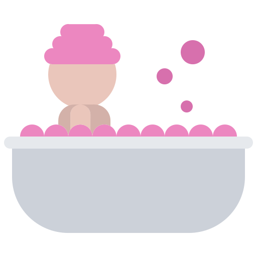 Ванная комната Coloring Flat иконка