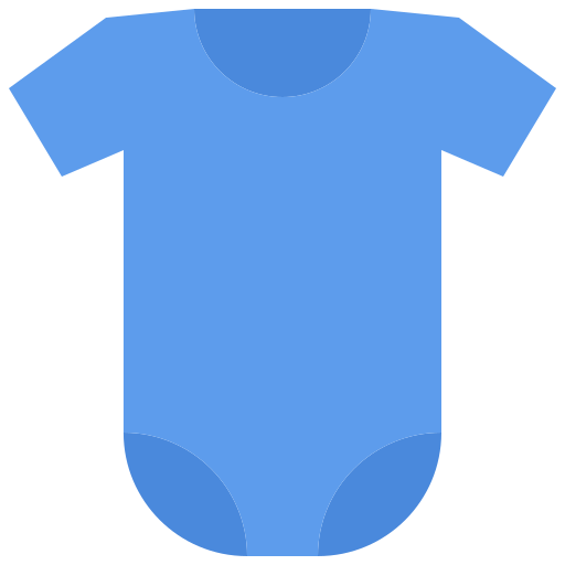 Детская одежда Coloring Flat иконка