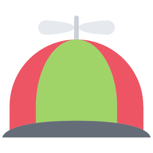 czapka Coloring Flat ikona