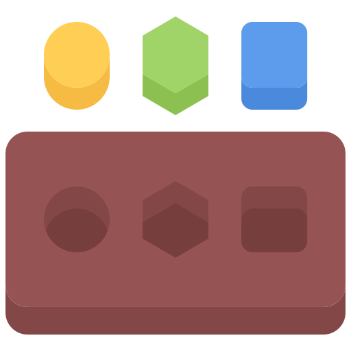 zahl Coloring Flat icon