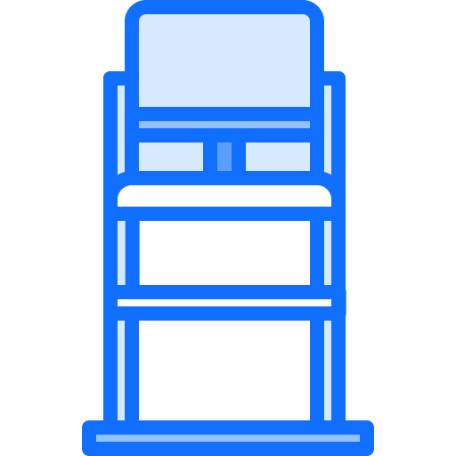 ベビーチェア Coloring Blue icon