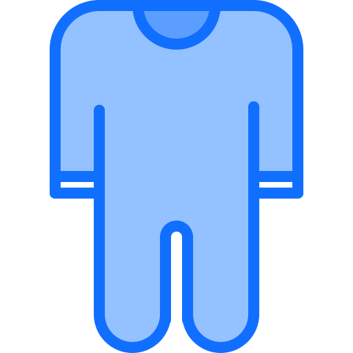 ropa Coloring Blue icono