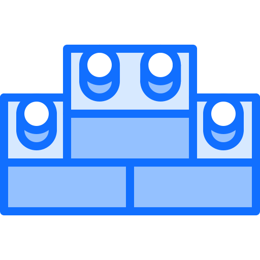 Brick Coloring Blue icon