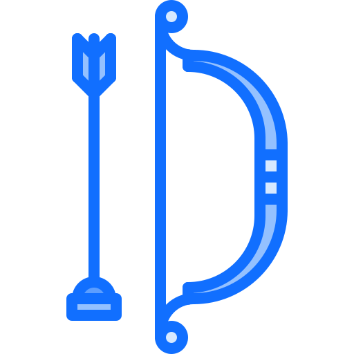 Bow Coloring Blue icon