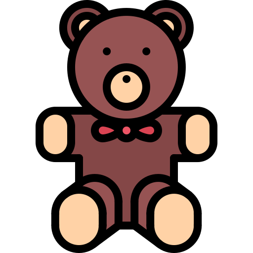 oso de peluche Coloring Color icono