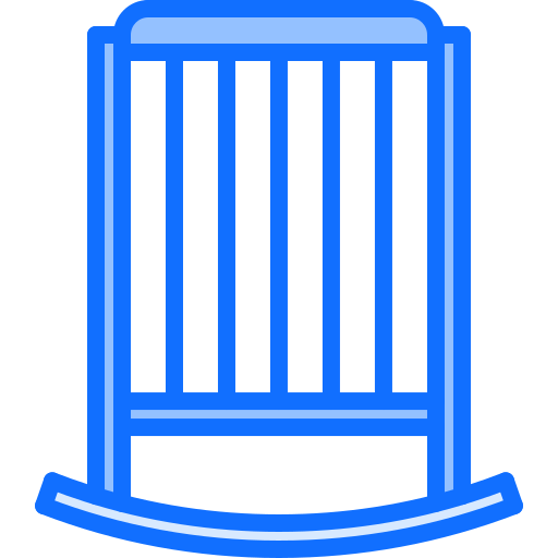 Crib Coloring Blue icon
