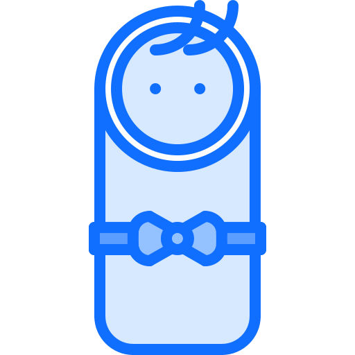 新生児 Coloring Blue icon