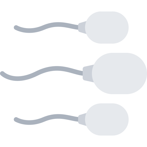 Sperm Coloring Flat icon