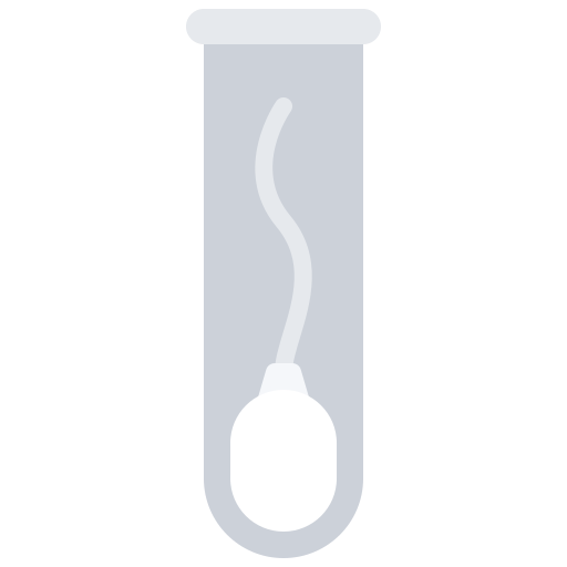 Sperm Coloring Flat icon