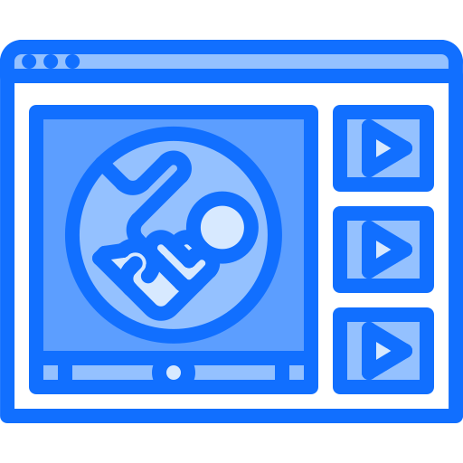 ビデオ Coloring Blue icon