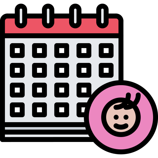 kalender Coloring Color icon