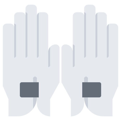 handschoenen Coloring Flat icoon