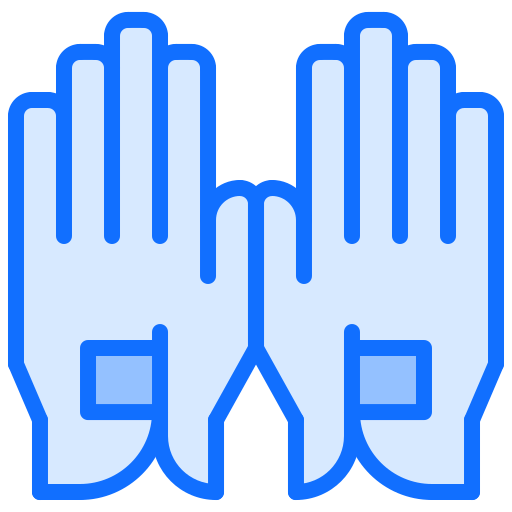 handschuhe Coloring Blue icon