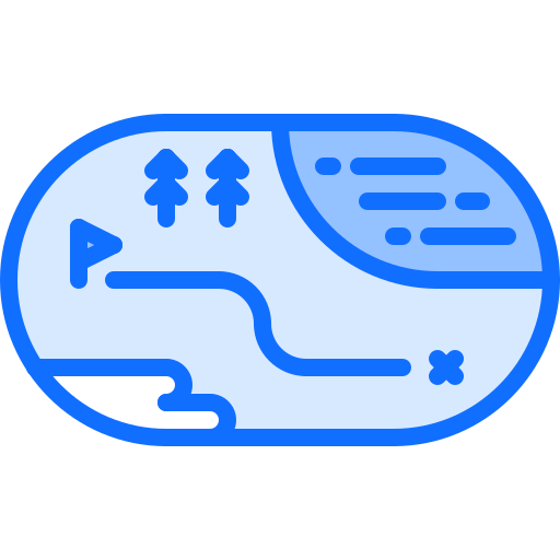 flugbahn Coloring Blue icon