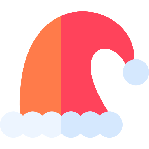 クリスマスハット Basic Straight Flat icon