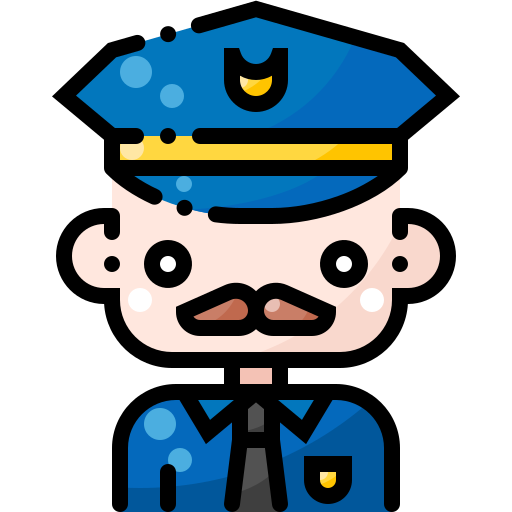 poliziotto Pixelmeetup Lineal Color icona