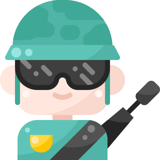 Soldier Pixelmeetup Flat icon