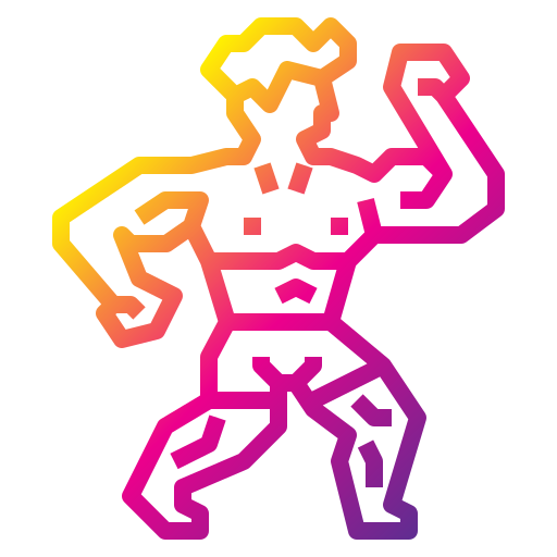 muscular Skyclick Gradient icono