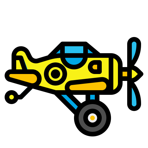 flugzeug Skyclick Lineal Color icon