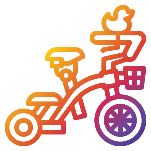 三輪車 Skyclick Gradient icon