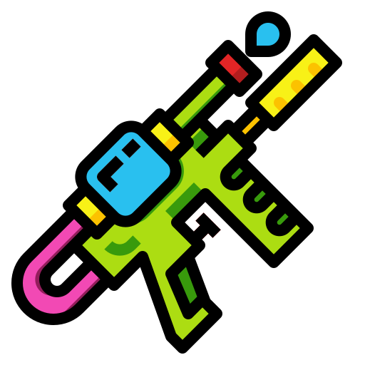 pistola de agua Skyclick Lineal Color icono