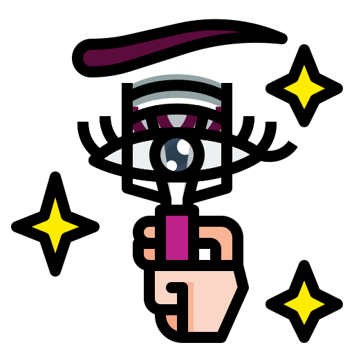 Eyelash curler Skyclick Lineal Color icon