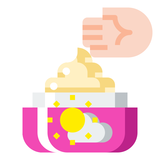 Cream Skyclick Flat icon