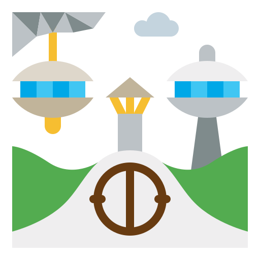 지속 가능한 가정 Skyclick Flat icon