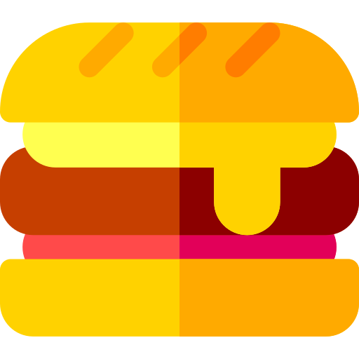 burger Basic Rounded Flat Icône