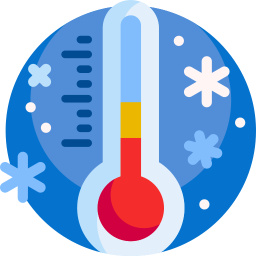 Thermometer Detailed Flat Circular Flat icon