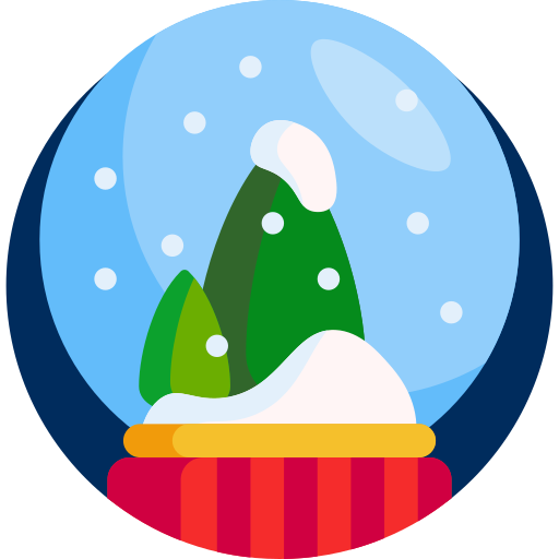 palla di neve Detailed Flat Circular Flat icona