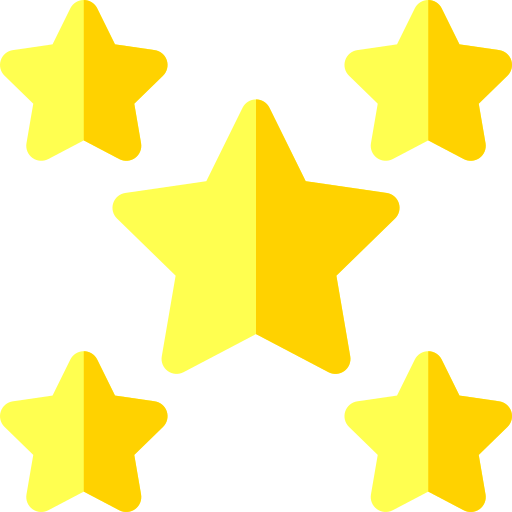 gwiazdy Basic Rounded Flat ikona