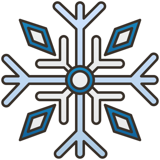 fiocco di neve Amethys Design Lineal Color icona