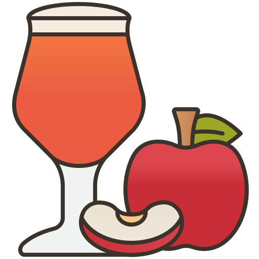 zumo de frutas Amethys Design Lineal Color icono