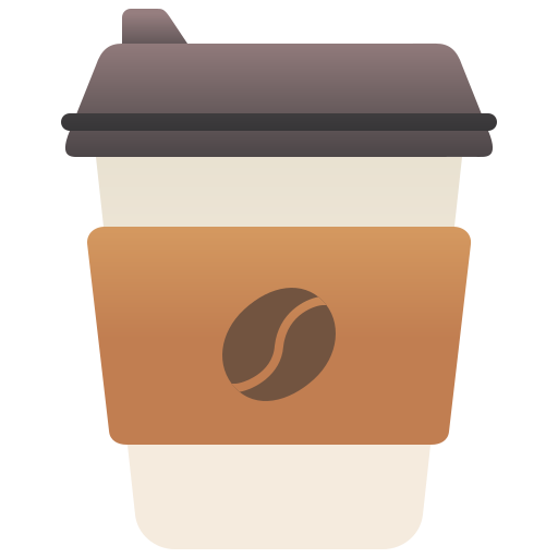 tazza di caffè Amethys Design Flat icona