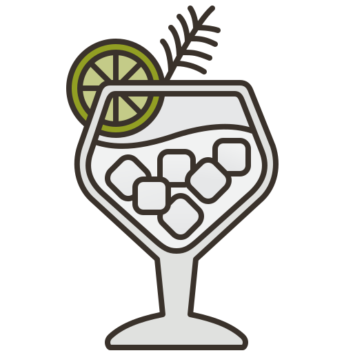 gin z tonikiem Amethys Design Lineal Color ikona