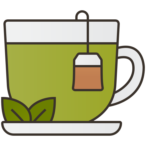 温かい緑茶 Amethys Design Lineal Color icon