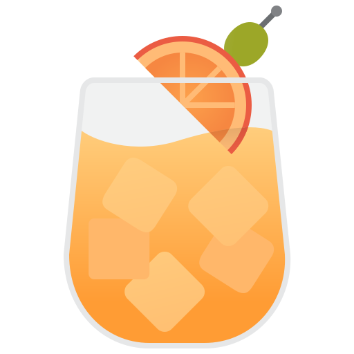 cocktail Amethys Design Flat icon