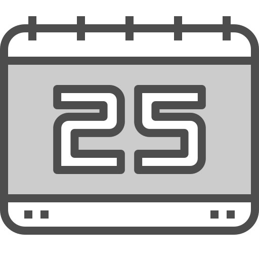 calendario Winnievizence Grey icono