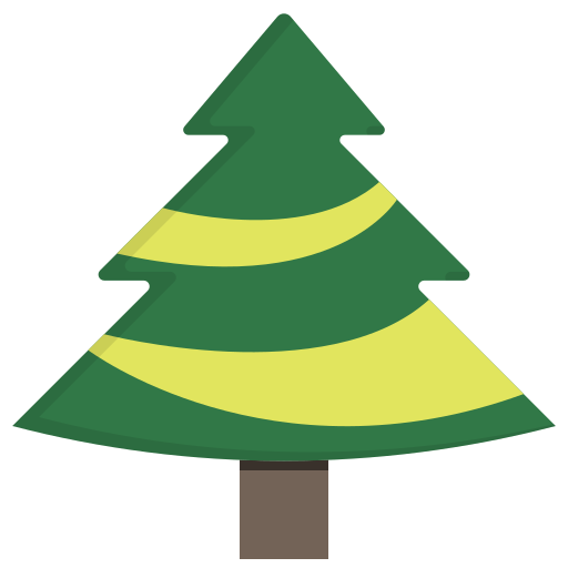 Christmas tree Winnievizence Flat icon