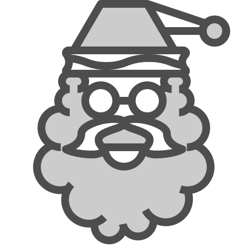 weihnachtsmann Winnievizence Grey icon