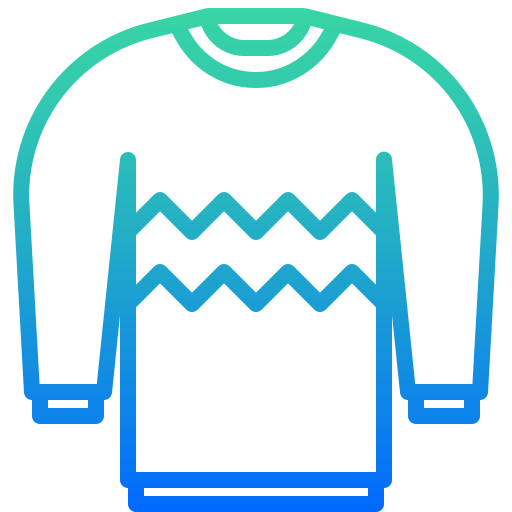 스웨터 Winnievizence Outline gradient icon