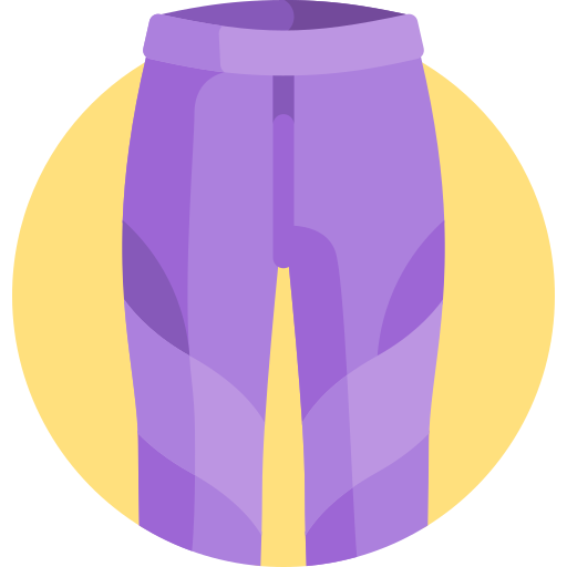 spodnie Detailed Flat Circular Flat ikona