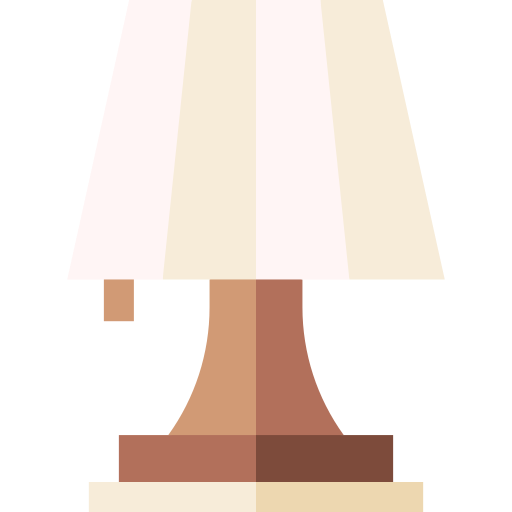 Lamp Basic Straight Flat icon